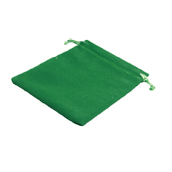 Мешочек замшевый (1) 13х18см, зеленый