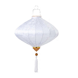 Вьетнамский фонарик 12" Лук белый 798